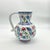 Handmade Ceramic Pitcher Vase (20cm) Classic Red Carnation and Blue Tulip Pattern For Sale - Image 11 of 11