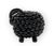 Ceramic Black Ram / Sheep Ceramic Sculpture, Italy 1980s For Sale - Image 7 of 12