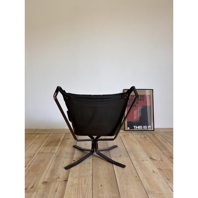 Sigurd Ressell Falcon Armchair attributed to Sigurd Ressell, 1970s For Sale - Image 4 of 8
