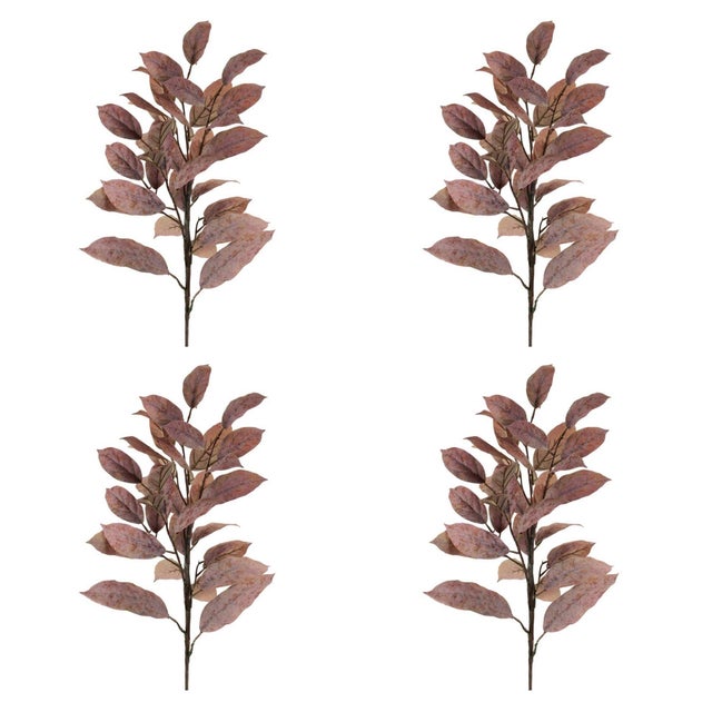 Rustic Brown Leaf Spray (Set of 4) For Sale - Image 3 of 3
