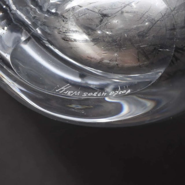 Swedish Mid-Century Modern Göran Wärff for Kosta Boda Translucent Glass Vase For Sale In New York - Image 6 of 13