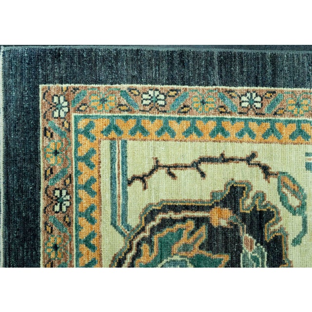 Turkish Oushak Antique Look Rug 13'6" x 18'4" #20077 For Sale - Image 4 of 8
