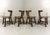 Wood Brutalist Oak Dining Chairs, 1970s, Set of 4 For Sale - Image 7 of 16