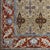 Afghan Sultanabad Wool 10 x 14 Blue, Beige, Black & Rust Handmade Area Rug #1143687