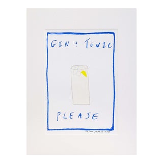 Gin and Tonic Please Print For Sale