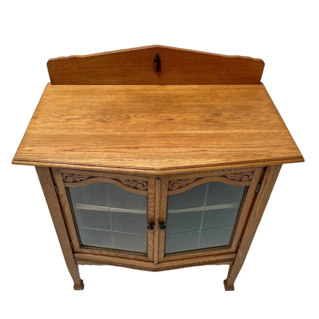 Art Deco Amsterdamse School Oak Cabinet, 1920s For Sale - Image 3 of 10