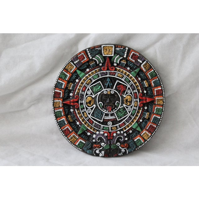 Vintage Aztec Wall Calendar, 1950s For Sale - Image 3 of 17