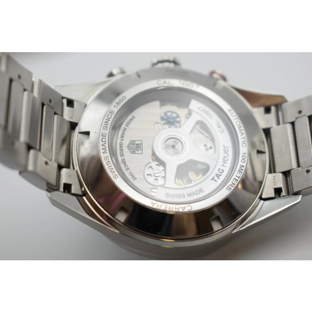 Late 20th Century Tag Heuer Carrera 1887 Chronograph in 100m Watch For Sale - Image 10 of 17