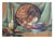 American Three Cranes, Mid-Century Watercolor Still Life by Laurelda Cecille Schmidt For Sale - Image 3 of 5