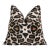 Leopard Pattern Velvet Pillow - 16x16 In For Sale