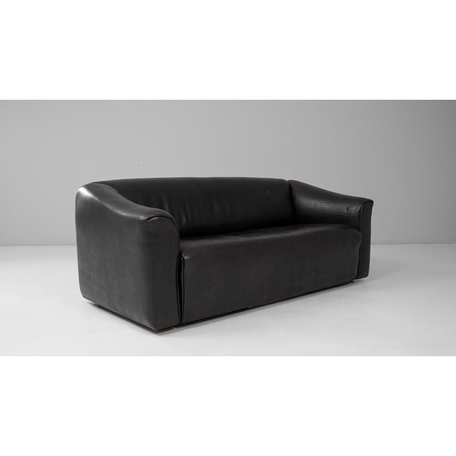 1970s Swiss Leather Sofa Ds 47 Attributed to De Sede For Sale In Greensboro - Image 6 of 18
