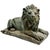 Grand Scale Vintage Continental European Patinated Bronze Recumbent Lions - Pair For Sale - Image 12 of 18