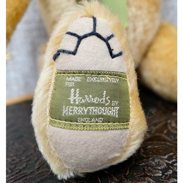 Textile Vintage Limited Edition Brompton Bear from Harrods, 1990s For Sale - Image 7 of 14