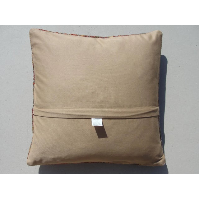 Contemporary Handmade Turkish Pillow Cover For Sale - Image 9 of 10