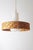 Mid-Century Modern Glass Pinewood Raffia Hanging Lamp by Doria, 1960s For Sale - Image 12 of 17