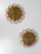 Vintage Hammered Glass and Wrought Iron Wall Lights by Longobard, 1970s, Set of 2 For Sale - Image 14 of 18