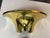 Karl Springer 1980s Karl Springer Purcell Brass + Aqua Glass Wall Sconce For Sale - Image 4 of 12