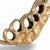Contemporary Lotus Brass Wall Mirror by Maeve For Sale - Image 3 of 10