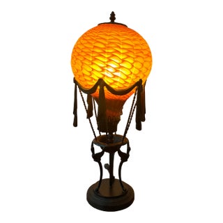 Vintage Maitland Smith Hot Air Balloon Lamp For Sale