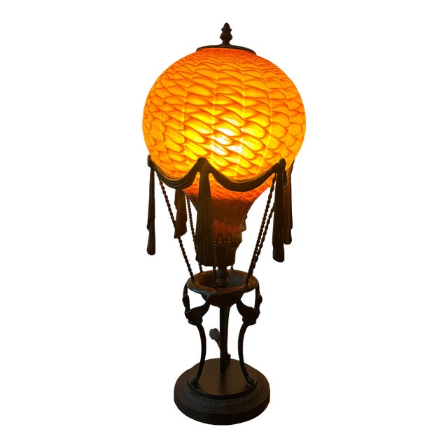 Vintage Maitland Smith Hot Air Balloon Lamp For Sale