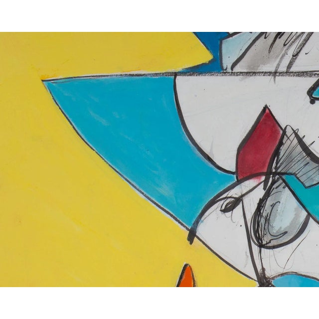 Abstract Mixed Media Painting by James L. Bruch For Sale In Indianapolis - Image 6 of 8