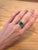 Modern Gia Certified 2.2Ct Colombian Emerald & Diamond Ring in Solid 14k Gold, 9mm, Size 6.75 For Sale - Image 3 of 9