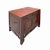 1960s Vintage Chinese Carving Brown Drawers Side Table Credenza Cabinet For Sale - Image 5 of 5