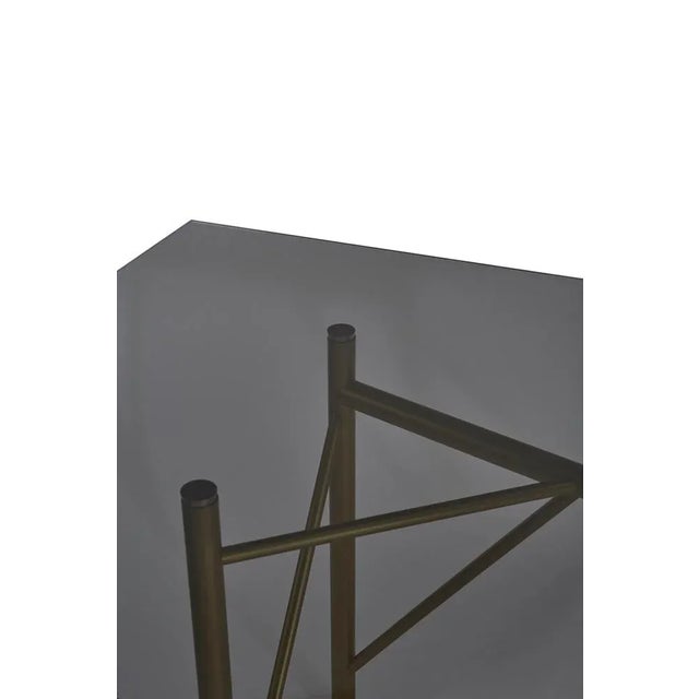 Nero Tubolar Table Oval by Mentemano For Sale - Image 6 of 9