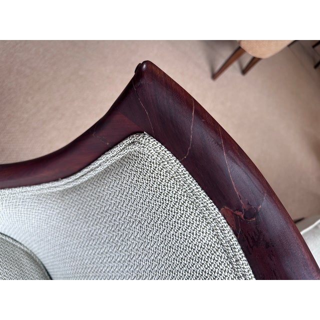 I found this exceptional pair of walnut bergeres in a Paris flea market during the designer morning (when the dealers set...