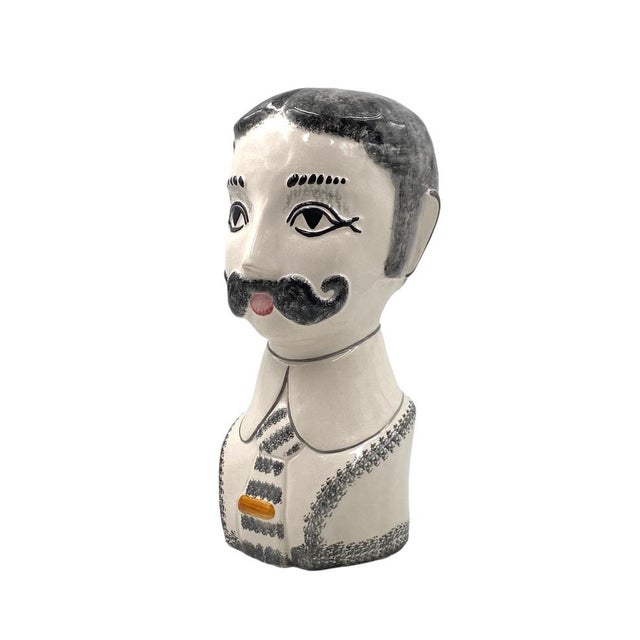 Half Bust Sculptures by Tarcisio Tosin for La Freccia, Vicenza, Italy, 1960s, Set of 2 For Sale - Image 16 of 18