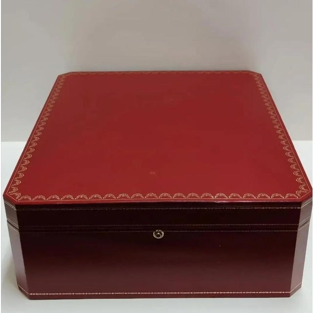 Late 20th Century Huge Authentic Cartier Red Presentation Box For Sale - Image 15 of 17