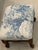 1960s French Louis XV Style Settee & Stool – Newly Restored – Schumacher/Waverly Linen For Sale - Image 5 of 12