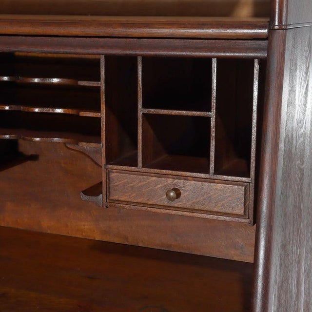 Globe Wernicke Antique Globe Wernicke School 3 Stack Drop Front Barrister Bookcase Circa 1920 For Sale - Image 4 of 12