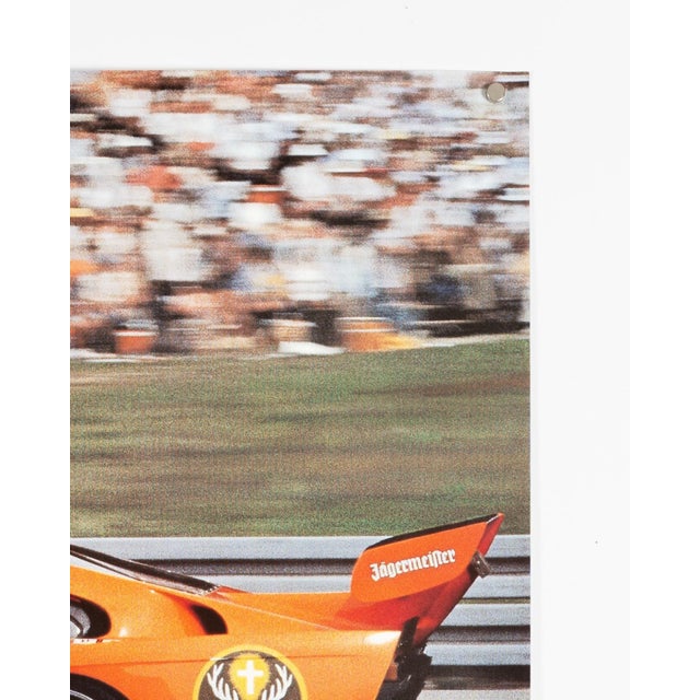 Blue Porsche Cup Poster by Erich Strenger, 1981 For Sale - Image 8 of 9