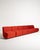 1970s Vintage Red Fabric Sectional Sofa, Italy, 1970s, Set of 6 For Sale - Image 5 of 14