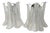 Murano Glass Selle Sconces in Polished Kromo Metal Frame by Simoeng, Set of 2 For Sale