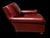 Vintage Large Burgundy Leather Club Chair by Hickory Furniture For Sale - Image 10 of 10