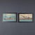 A pair of original gouache paintings by charles john de lacy, illustrating the interior of two different warships. These...