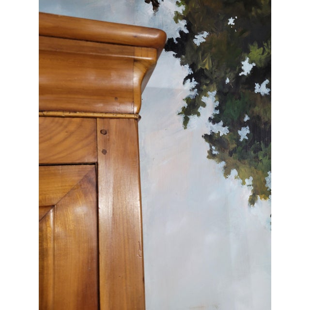 Louis Philippe Cherrywood Display Bookcase For Sale - Image 5 of 13