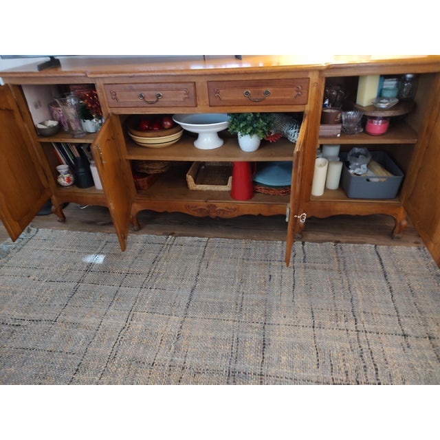 Rococo French Oak Triple Sideboard For Sale - Image 3 of 13