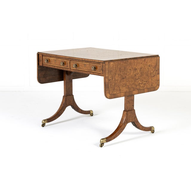 19th Century 19th Century English Elm Console Table For Sale - Image 5 of 10