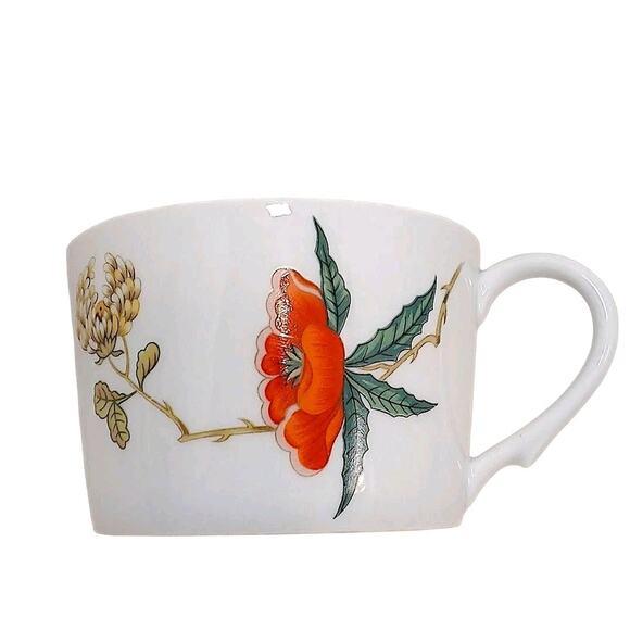 1960s 3 Cups Limoges Raynaud Ceralene Dioraflor Tea Coffee Mioraflor Floral France For Sale - Image 4 of 11