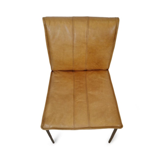 2020s Palomino & Bronze Dining Chair For Sale - Image 5 of 8