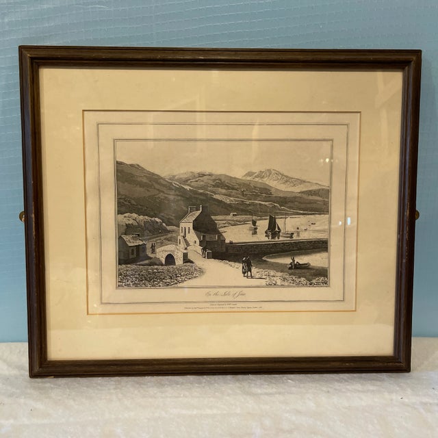 Rare opportunity to own a PAIR of Georgian period framed aquatint engravings by William Daniell. •1818 On The Isle Of...