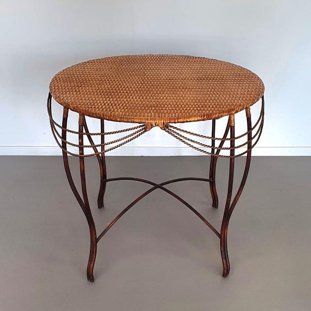 Medaillon Garden Set in Wrought Iron, Italy, 1970, Set of 5 For Sale - Image 5 of 18