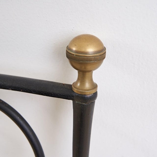 Antique Wrought Iron Bed For Sale - Image 9 of 15