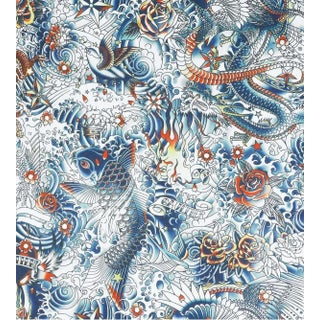 Sample - Jean Paul Gaultier for The House of Scalamandr�� Iresumi Wallcovering, Multico For Sale