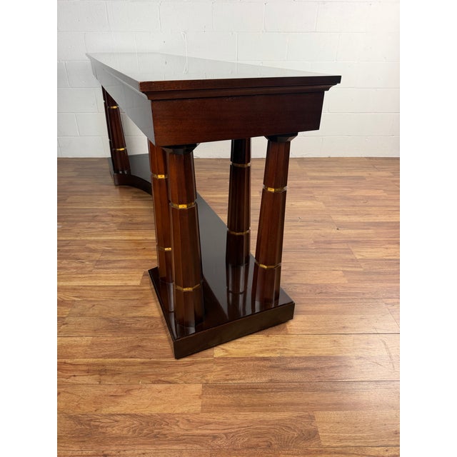 Baker Furniture for Thomas Pheasant Collection Column Console Sideboard For Sale In Charlotte - Image 6 of 10