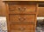 Large English Desk with Brown Leather For Sale - Image 12 of 18