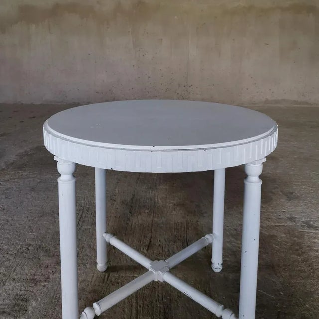 1920s Coolige Side Table by Axel Einar Hjorth for Nordiska Kompagniet, Sweden 1928 For Sale - Image 5 of 9